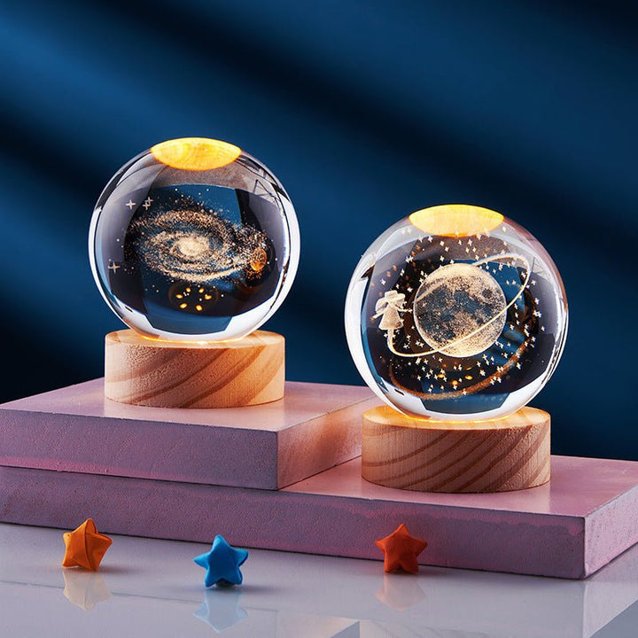 BowLift | AURASHINE – 3D LED Crystal Lamp for Dreamy Night Ambiance