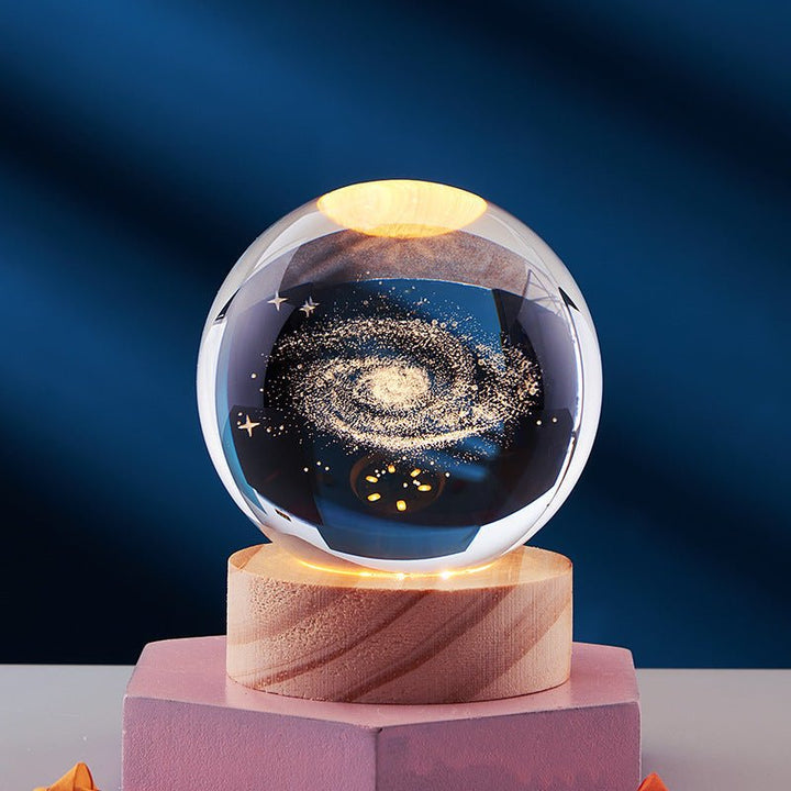 BowLift | AURASHINE – 3D LED Crystal Lamp for Dreamy Night Ambiance