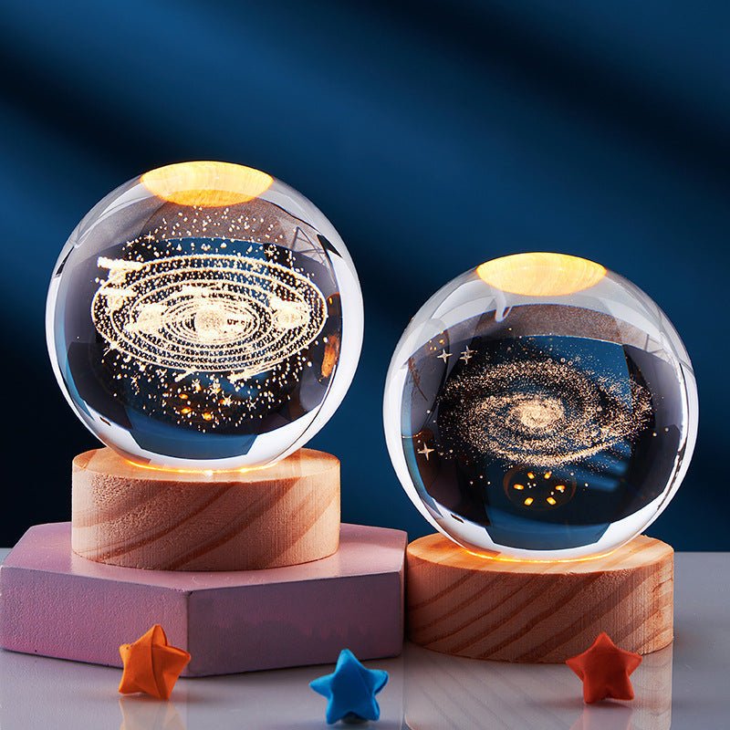 BowLift | AURASHINE – 3D LED Crystal Lamp for Dreamy Night Ambiance