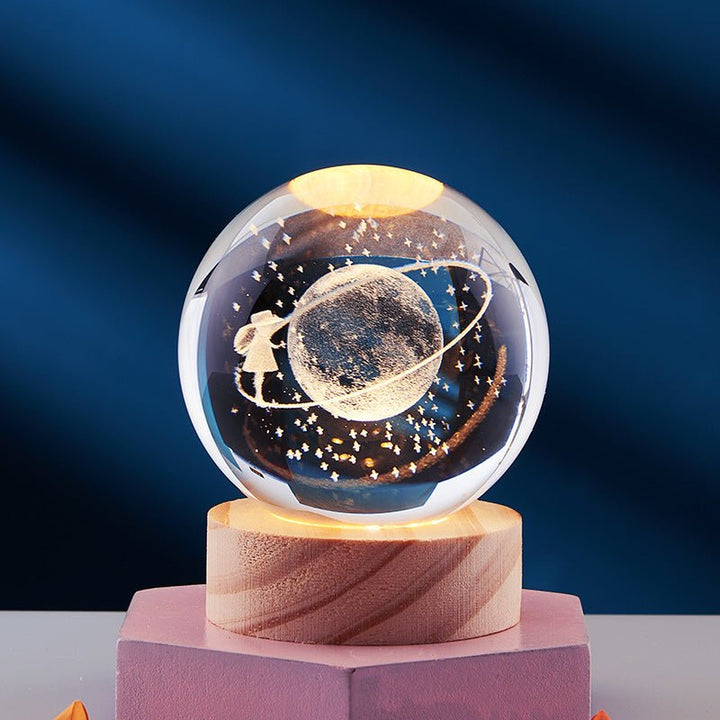 BowLift | AURASHINE – 3D LED Crystal Lamp for Dreamy Night Ambiance