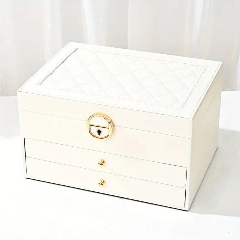 BowLift | AURELIA BOX – Multi-Layer Leather Jewelry Organizer for Stylish Storage