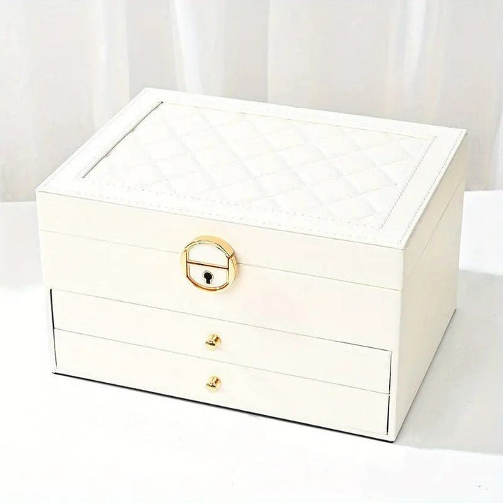 BowLift | AURELIA BOX – Multi-Layer Leather Jewelry Organizer for Stylish Storage