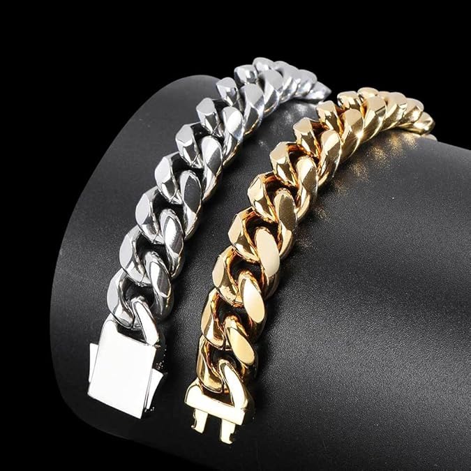 BowLift | AURELIUS – 18K Gold Plated Cuban Link Bracelet for Men