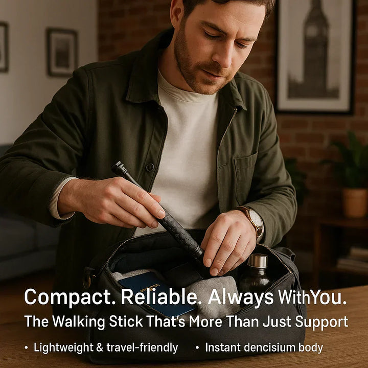 Sturdy Trekking Pole Lightweight Walking Pole with Antiskid Grip | Bowlift
