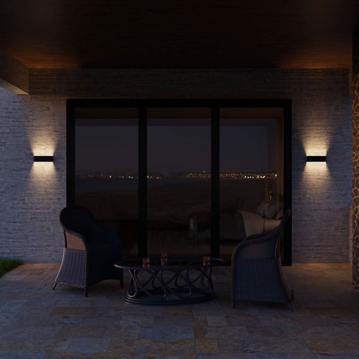 BowLift | Outdoor LED Wall Light Modern Rectangle
