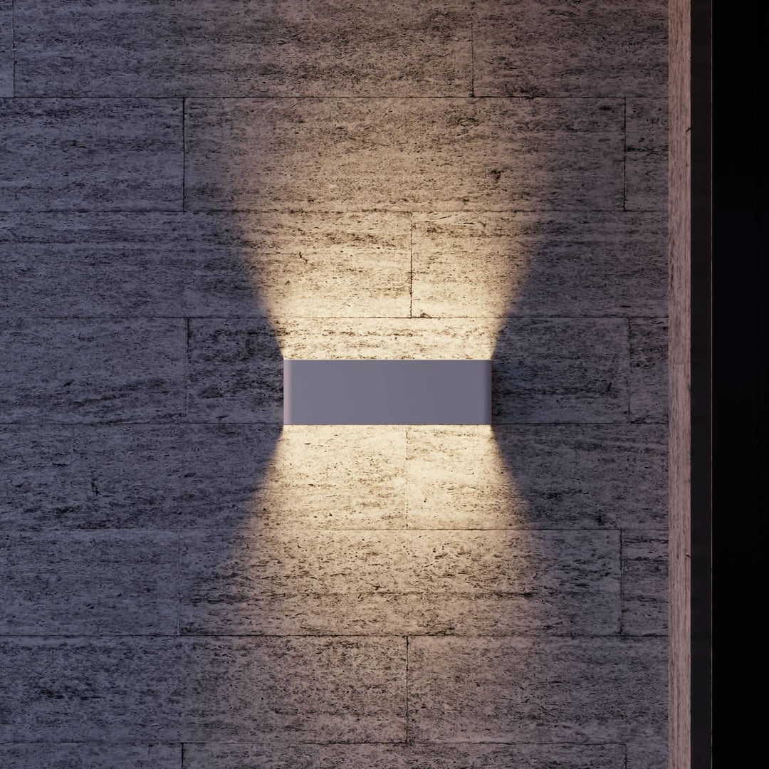 BowLift | Outdoor LED Wall Light Modern Rectangle