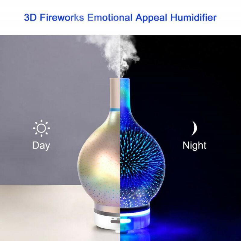 BowLift | 3D Fireworks Air Humidifier Essential Oil Diffuser