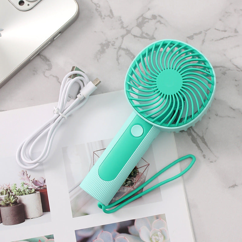 Mini Handheld USB Rechargeable Fan - 3-Speed Portable Air Cooler | Bowlift