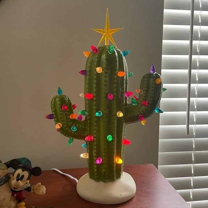 BowLift | Vintage Christmas Luminous Cactus