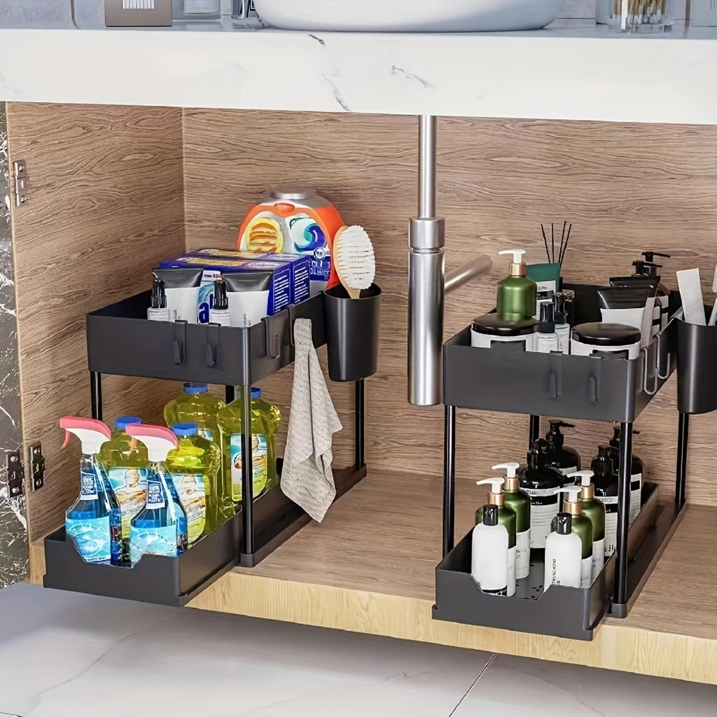 Extendable Sink Cabinet Organizer | Bowlift