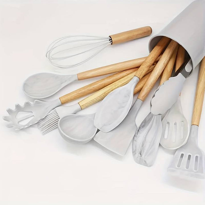Canaya - Luxe Silicone Kitchen Utensil Set (12-piece) Bowlift