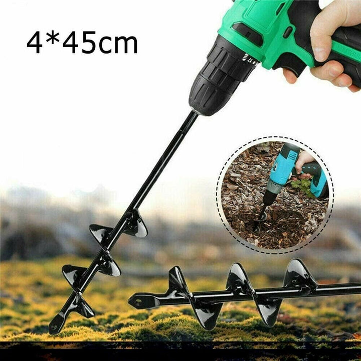 BowLift | Spiral Garden Drill — High-Load Spiral Auger for Deep Planting