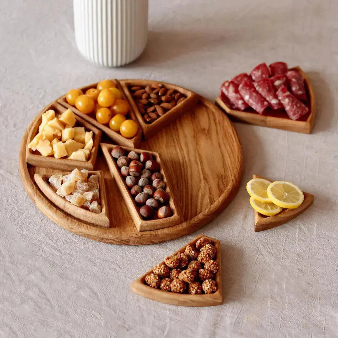 Wood Serving Tray — Gives Your Snacks the Wow Factor for Unforgettable Enjoyment Moments | Bowlift
