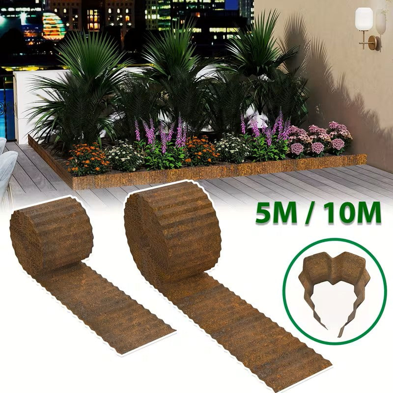 Rasenkante made of galvanized steel – High-quality garden edging | DuraBowlifte and weatherproof for garden | Bowlift