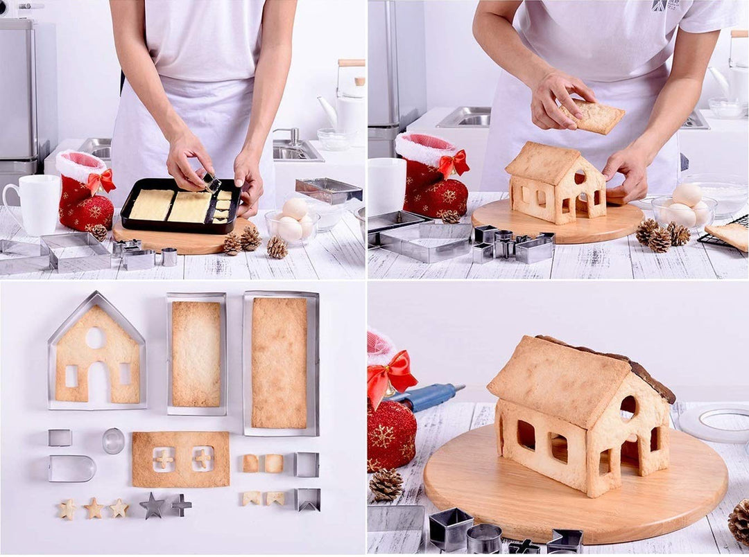 BowLift | Christmas Stainless Steel 3D Cookie Mold (18pcs)