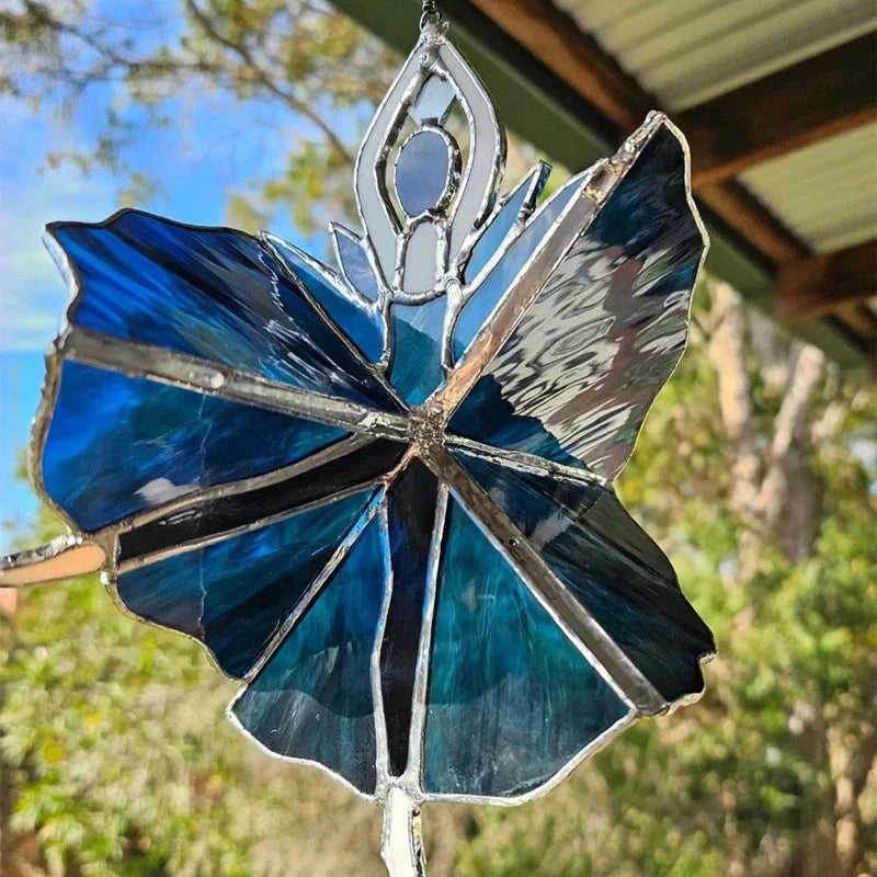 BowLift | GraceSpin -  Elegant Stained Glass Spinner