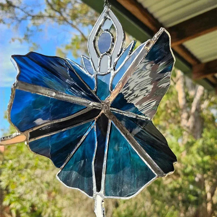 BowLift | GraceSpin -  Elegant Stained Glass Spinner