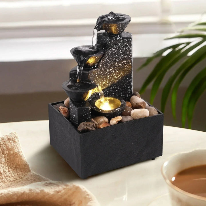 BowLift | RuheMoment LED Fountain – Soothing Atmosphere in Modern Form