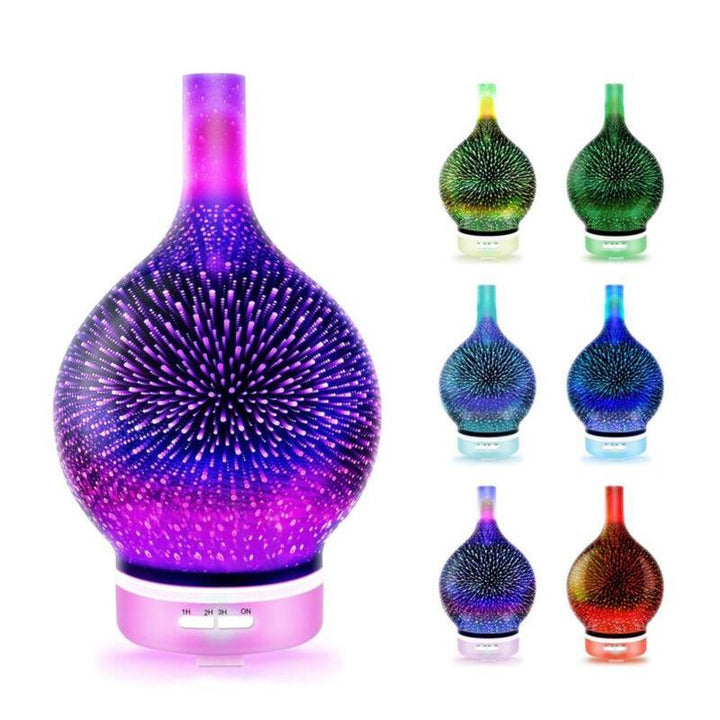 BowLift | 3D Fireworks Air Humidifier Essential Oil Diffuser