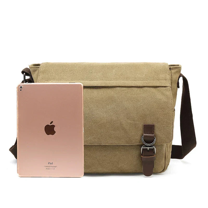 AtlasHaul Canvas Shoulder Bag — Never chaos again, always stylish on the go | Bowlift