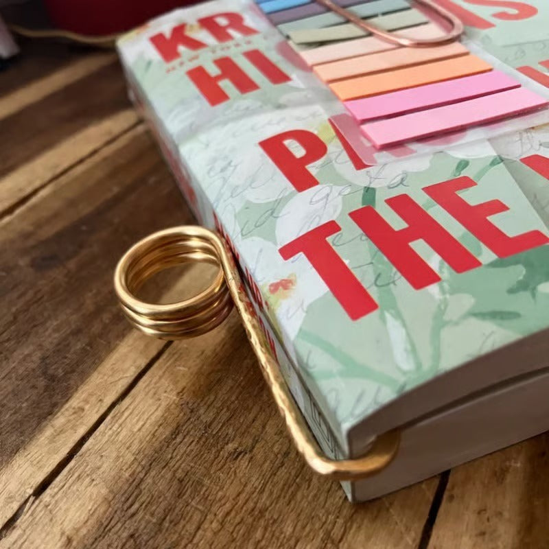 BowLift | GripLux Ring Keeper — Pain-free reading in luxurious style that relaxes your thumb and keeps your book open (3 pieces)