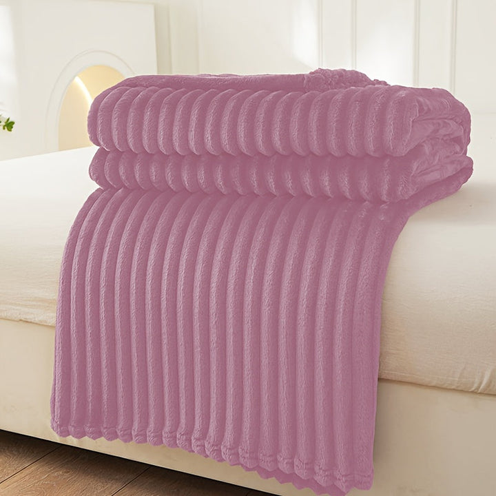 BowLift | Soft Plush Blanket with Rib Pattern