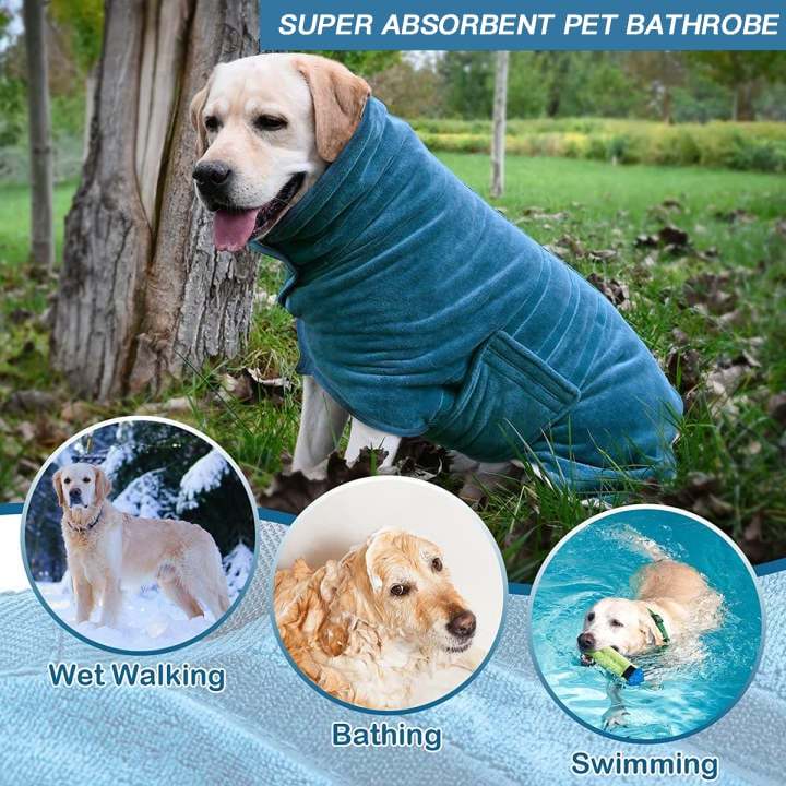 BowLift | mamymarket™ - Super absorbent pet bathrobe