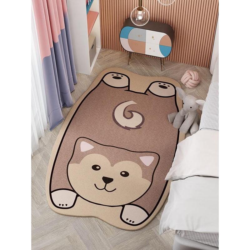 BowLift | Cute Animal Living Room Decorative Rugs – Plush Soft Cartoon Bedroom Carpet