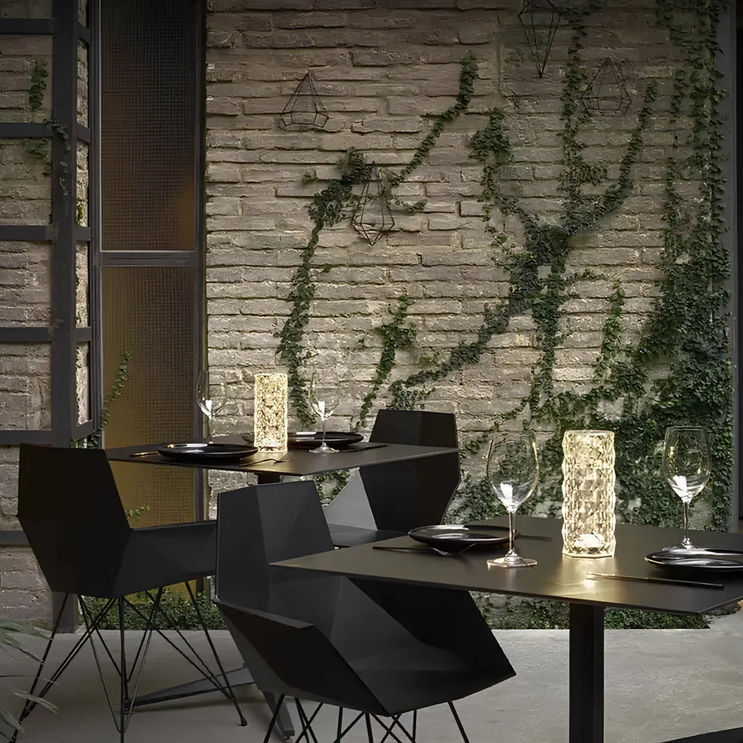 Crystal Table Lamp with Touch Control - Aurora | Bowlift