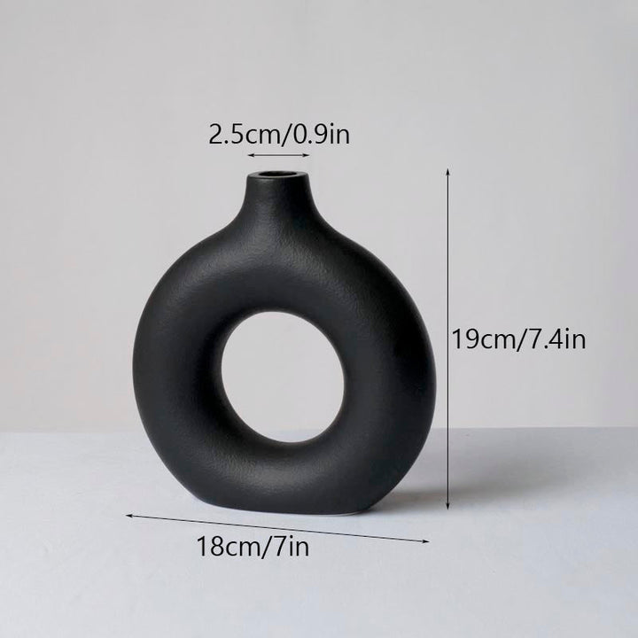 BowLift | Minimalist Circular Ceramic Vase