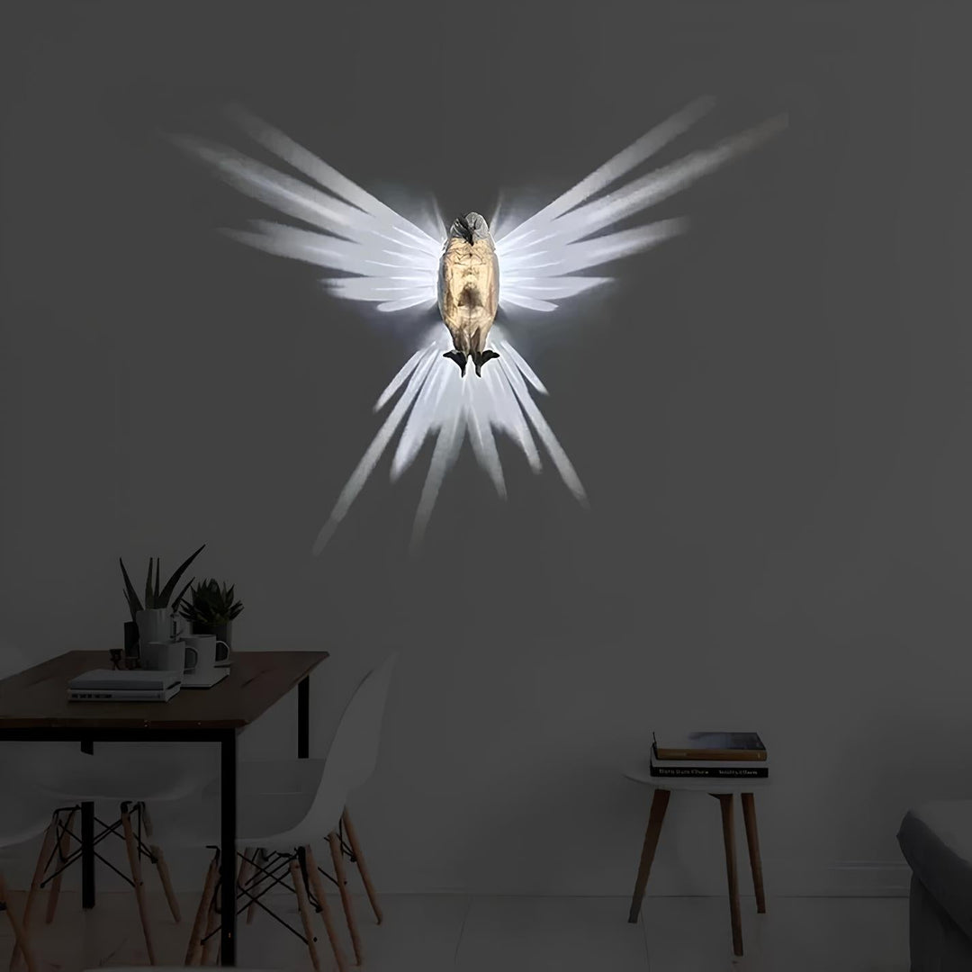 Illuminated Wings Wall Lamp - LumaWings | Bowlift