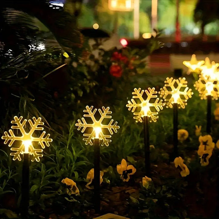 BowLift | SnowGlow - Solar Pathway Lights for festive outdoor charm