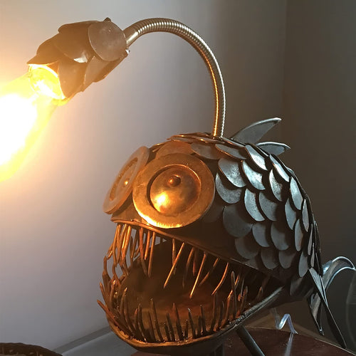 BowLift | Steampunk Angler Fish Lamp