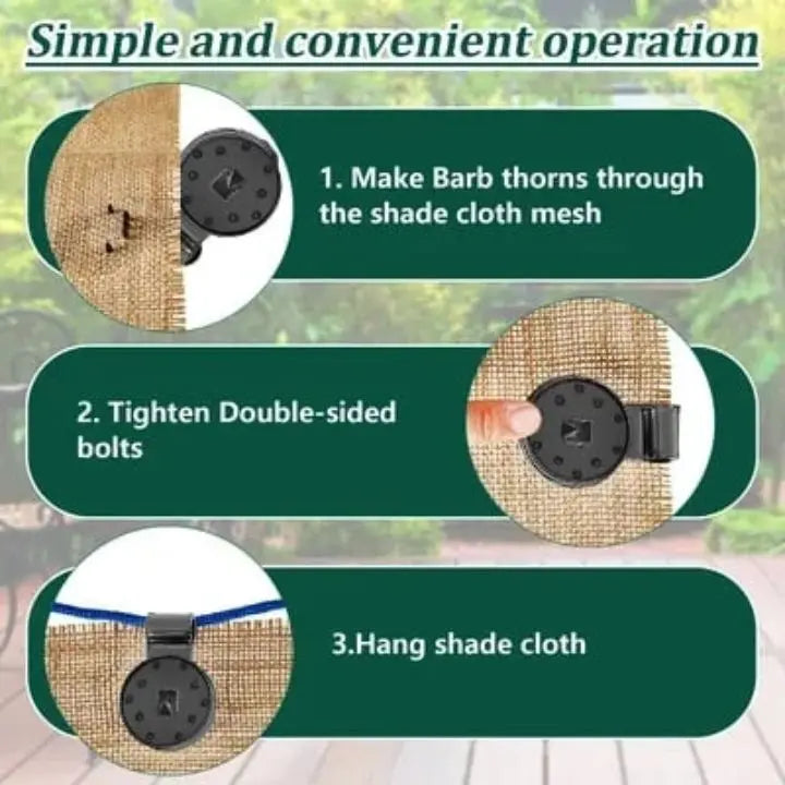 GardenGrip Pro Clips — Never again wobbly nets thanks to secure hold in any weather! | Bowlift