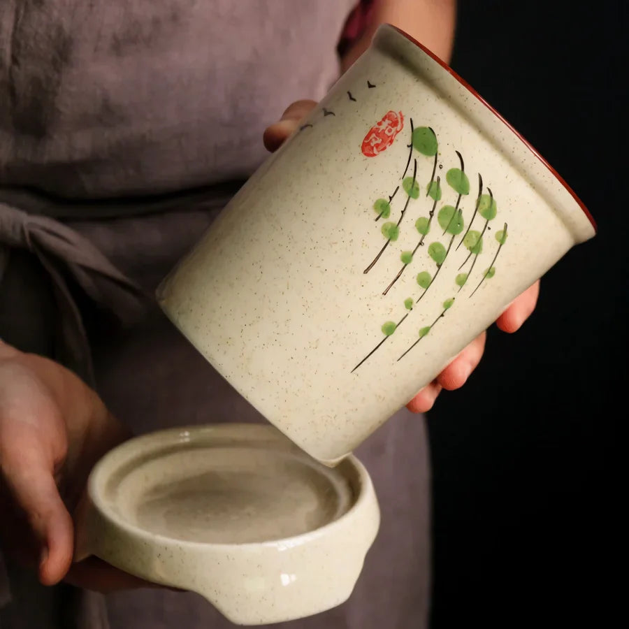 BowLift | Elegant Ceramic Chopstick Storage Holder for Kitchen Organization