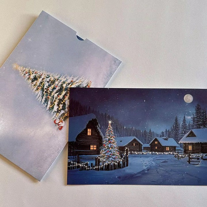BowLift | Warm Glow Hidden Flame Reveal Mystical Winter Postcard