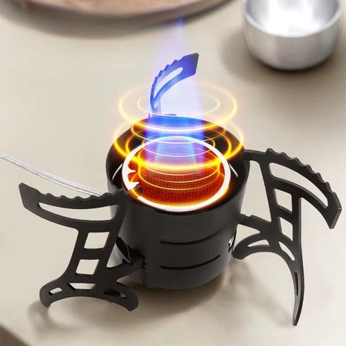 Dual-Core Blue Flame Outdoor Cooking Stove | Bowlift