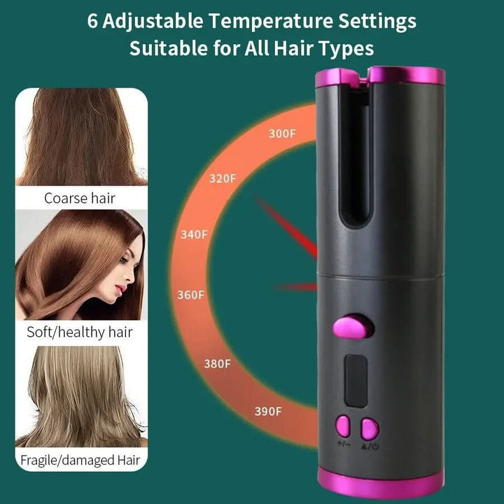 BowLift | Cordless curling iron for shiny & healthy curls