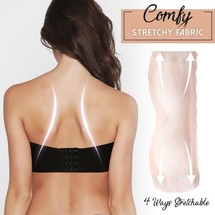 BowLift | Plus size Sexy, strapless, invisible Push Up-Bra