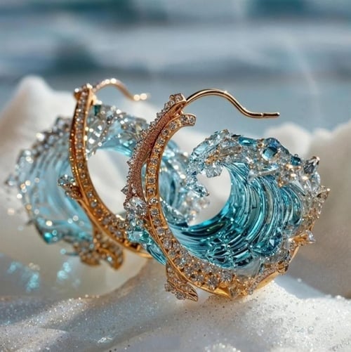 OceanSpirit Necklace - Elegant Maritime Necklace in Gold/Silver Bowlift
