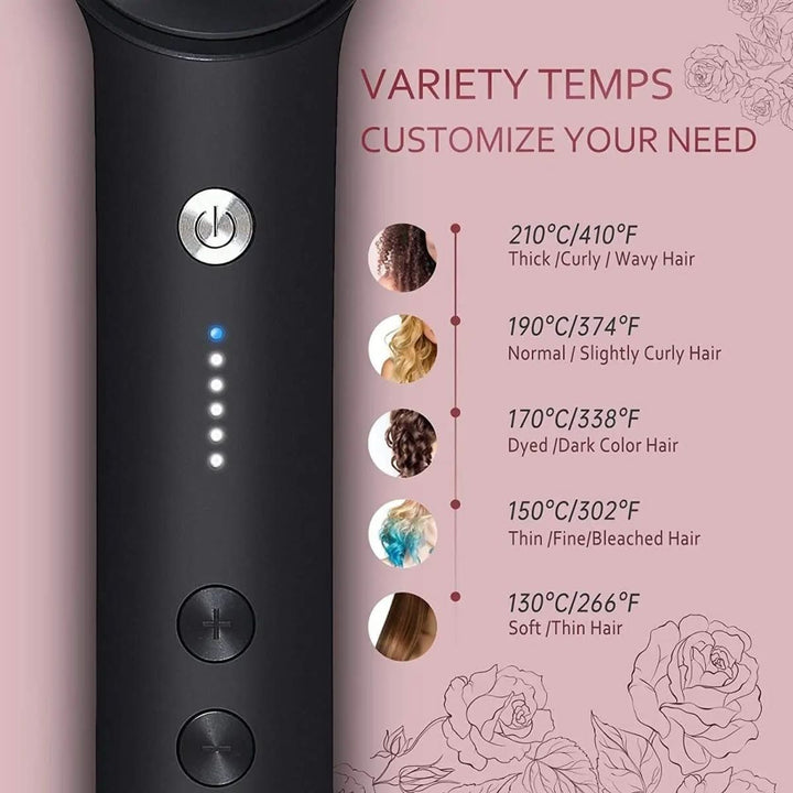 BowLift | hair straightener with ceramic brush for fast & healthy styling