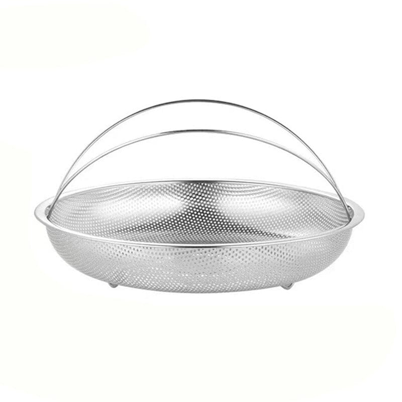 Multi-function Stainless Steel Steamer Drain Basket with Handle | Bowlift