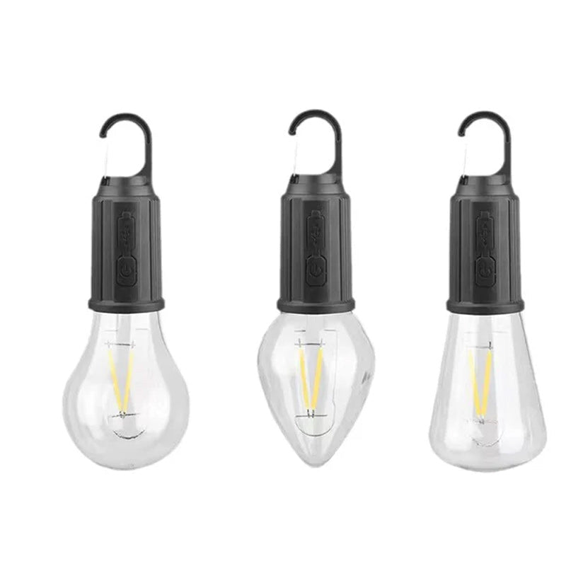 BowLift | New Outdoor Camping Hanging Type-C Charging Retro Light Bulb