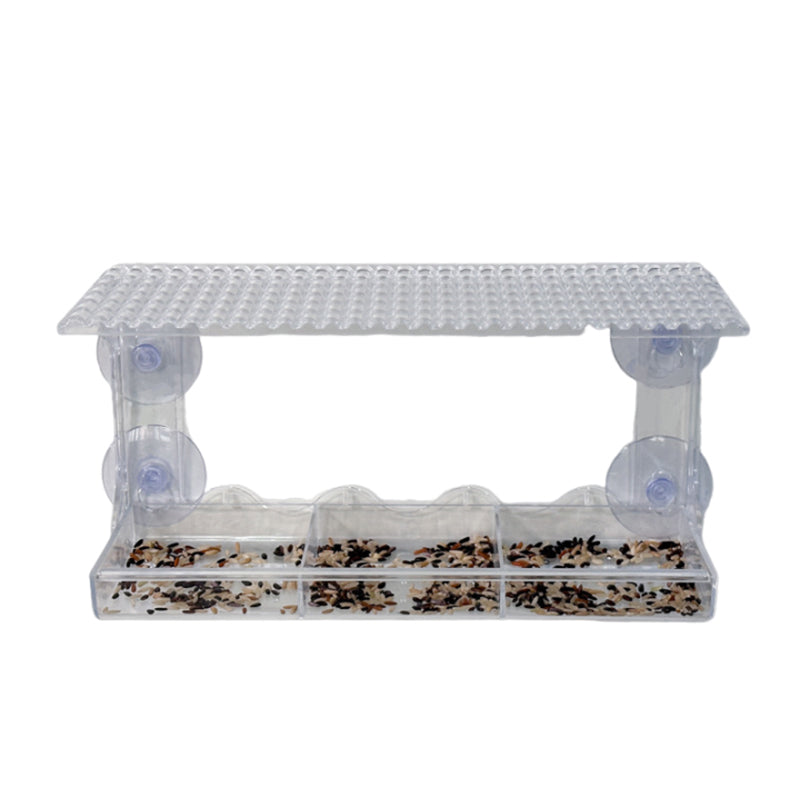 BowLift | Outdoor Clear-Window-Suction-Cup-Birdhouse
