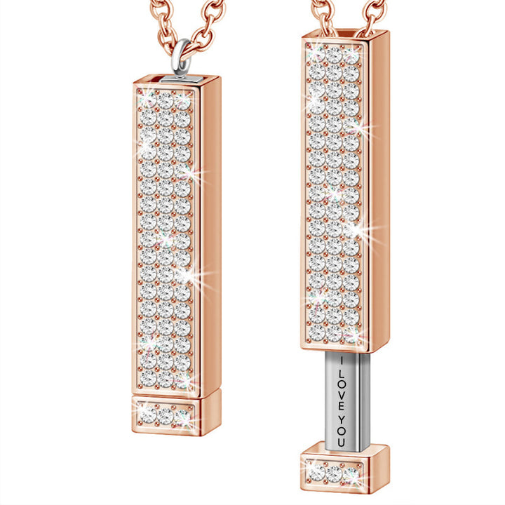 BowLift | Secret Message I Love You Pendant Necklace