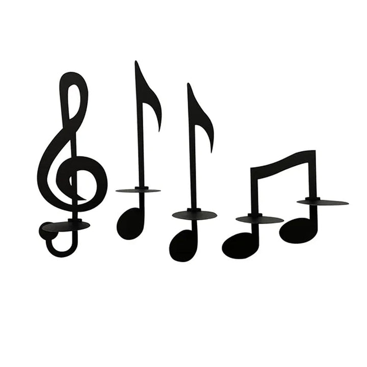 Black Music Note Wall Sconce | Bowlift