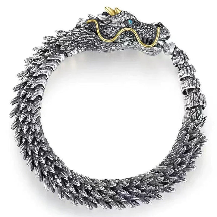 BowLift | Silver Handmade Dragon Chain Bracelet