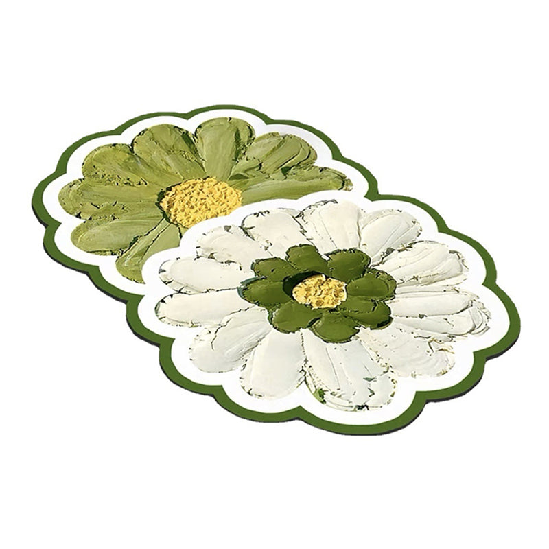 Floral Bathroom Floor Mat | Bowlift