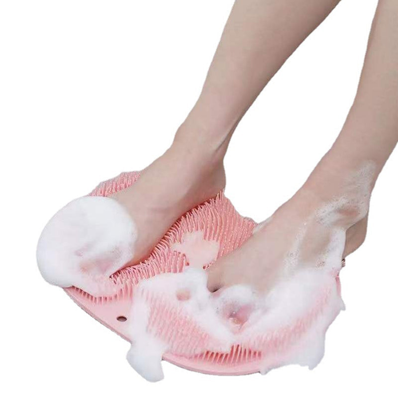 Shower Foot & Back Scrubber, Anti-Skid Bathroom Silicone Massage Pad | Bowlift