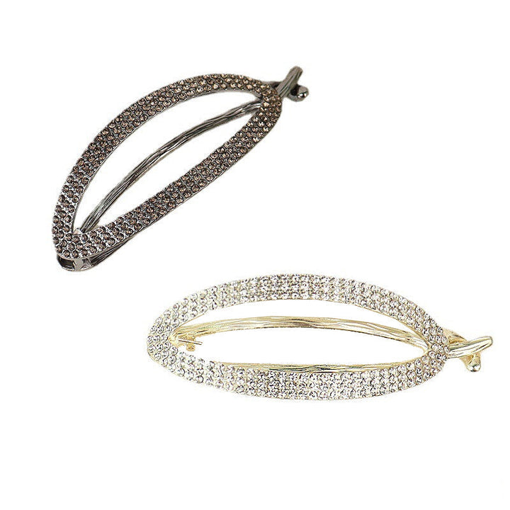 BowLift | Sparkling Curved Minimalist Hair Buckle